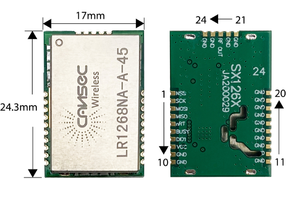Kein Antennen-Lora Wireless Module Low Power-Verbrauch Iot klein
