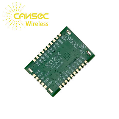 Abstand 17*24.3*3.4mm Cansec LR1262NA-A Sx1262 LoRa Module 5.7km