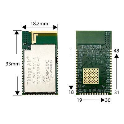 Modul TA3235SA-C 16.5dBm 1uA IoT Wifi Modul-CC3235 5Ghz Wifi